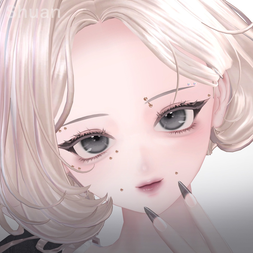SALE⭐【4アバター対応】Eye Area Piercing1【リップシンク・MA対応】