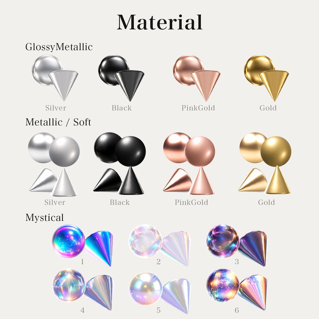 SALE⭐【4アバター対応】Eye Area Piercing1【リップシンク・MA対応】