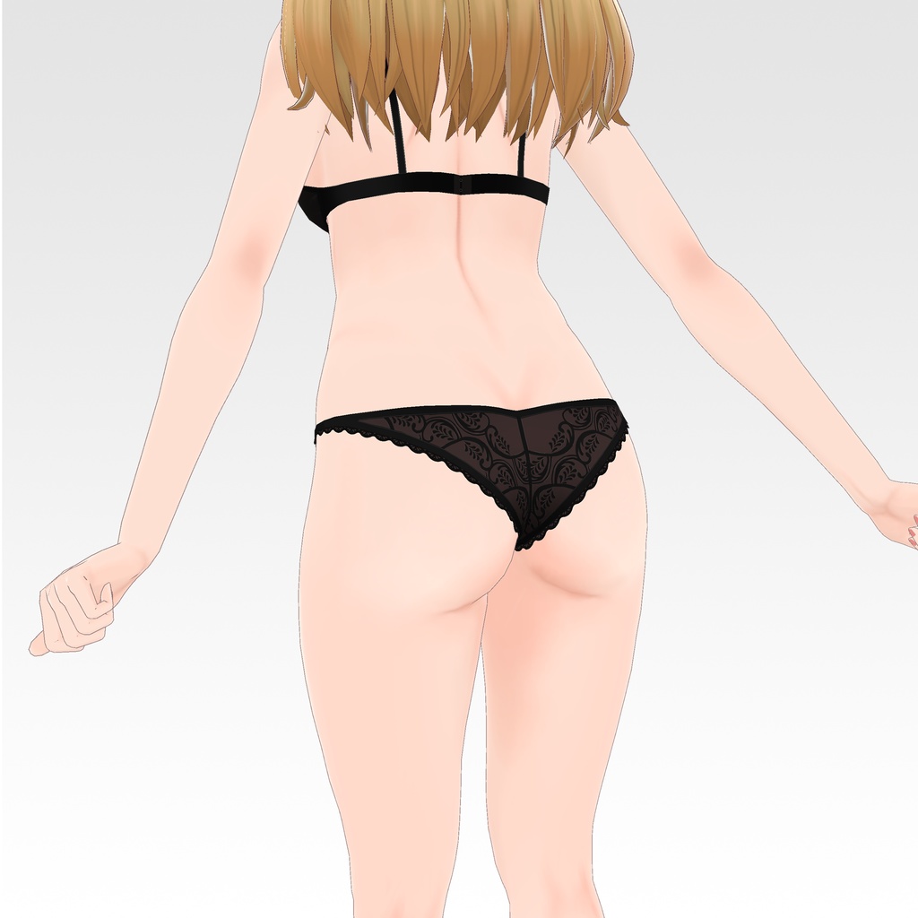 【オリジナル3Dモデル】Vivi   -ビビ- (素体付き)