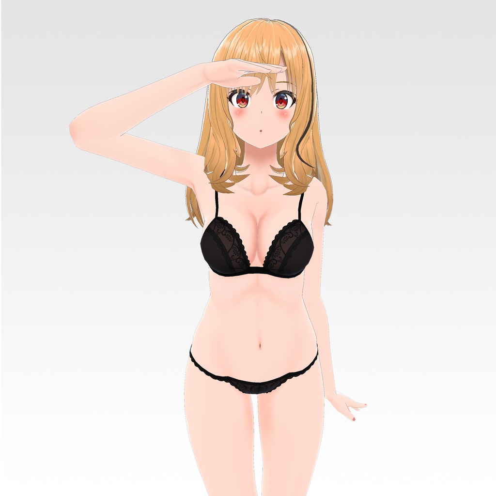 【オリジナル3Dモデル】Vivi   -ビビ- (素体付き)