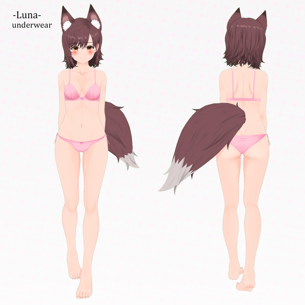 【オリジナル3Dモデル】リゼル -Risel- & ルーナ -Luna-