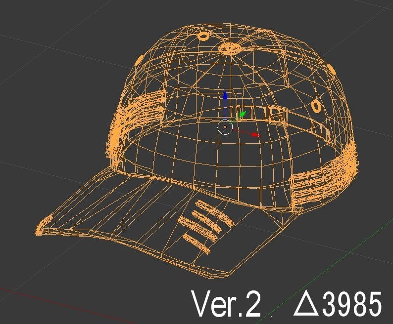 ダメージ加工風キャップ(Ver.2)