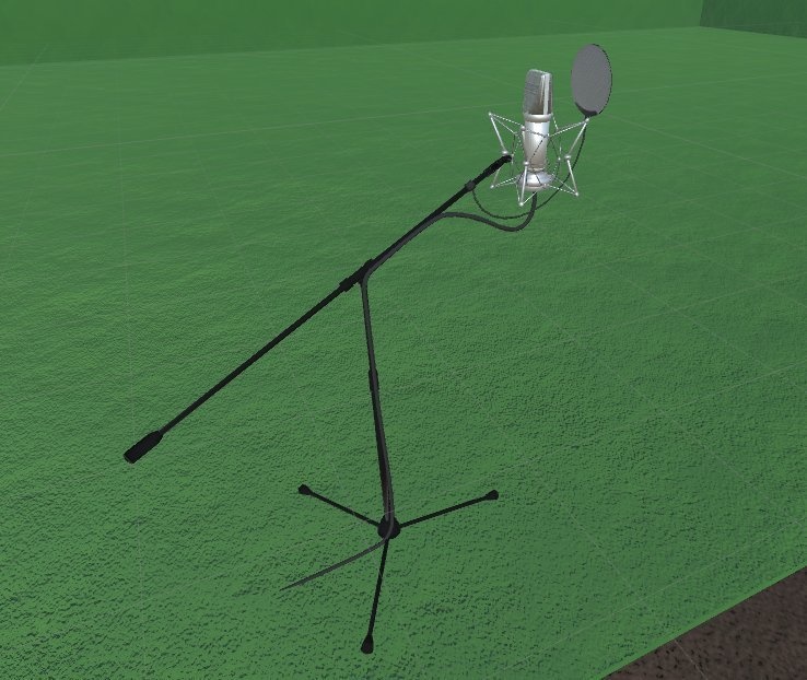 コンデンサマイク(スタンド付き)《無料!》