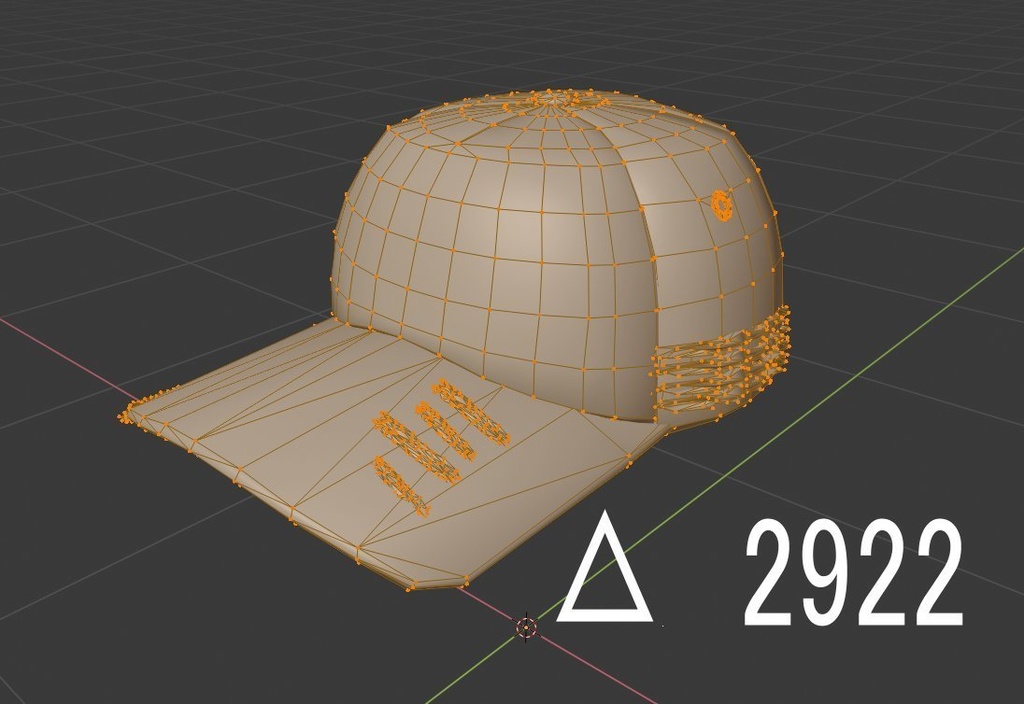 《無料》ダメージ加工風キャップ(Ver.3)