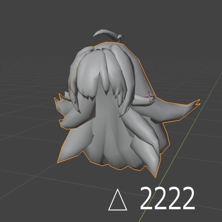 《無料!》レッサーモクリ用 標準風ヘアー