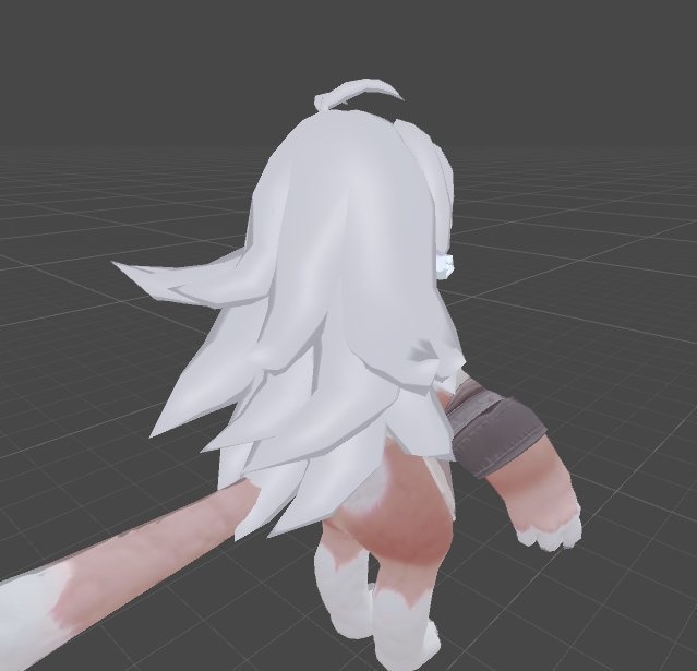 《無料!》レッサーモクリ用 標準風ヘアー