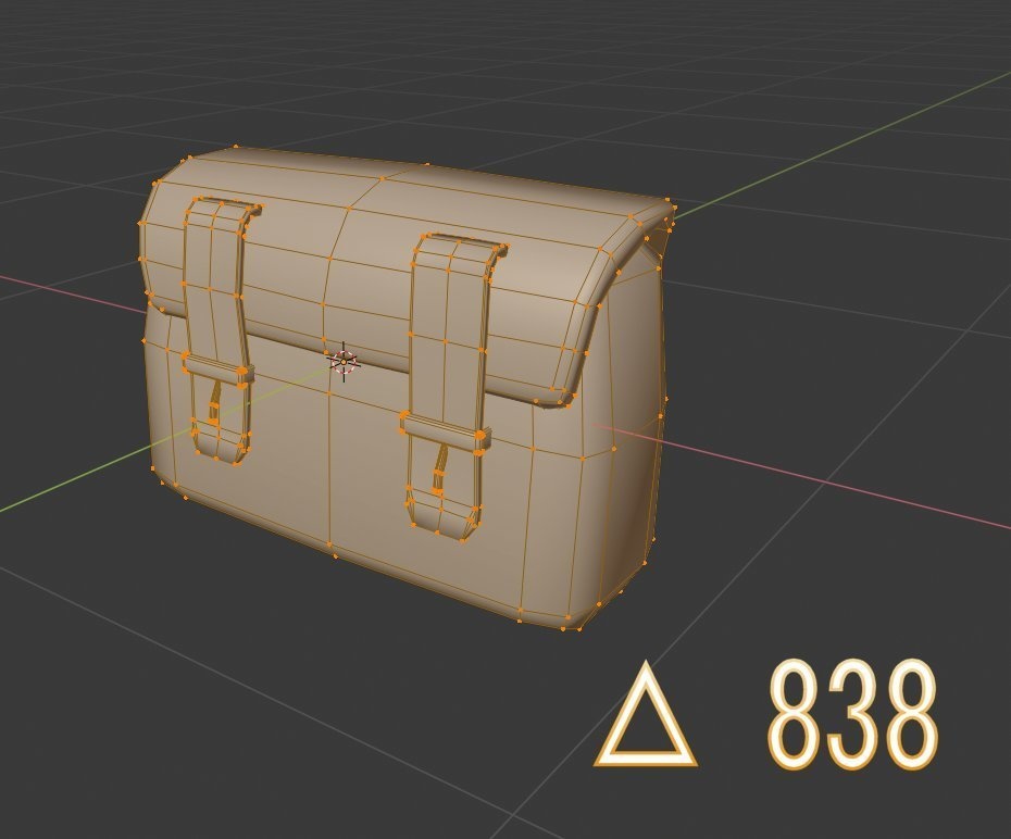 《無料!》素朴なレザーポーチ(2種)