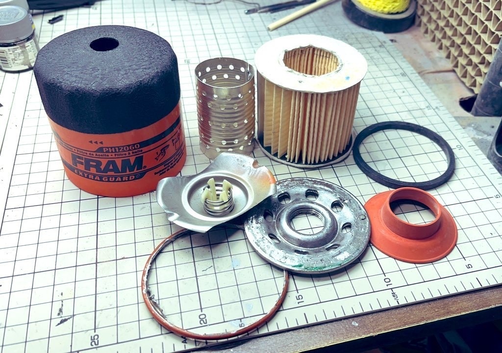 【無料】オイルフィルターサプレッサー用軽量化14㎜逆ネジパーツ