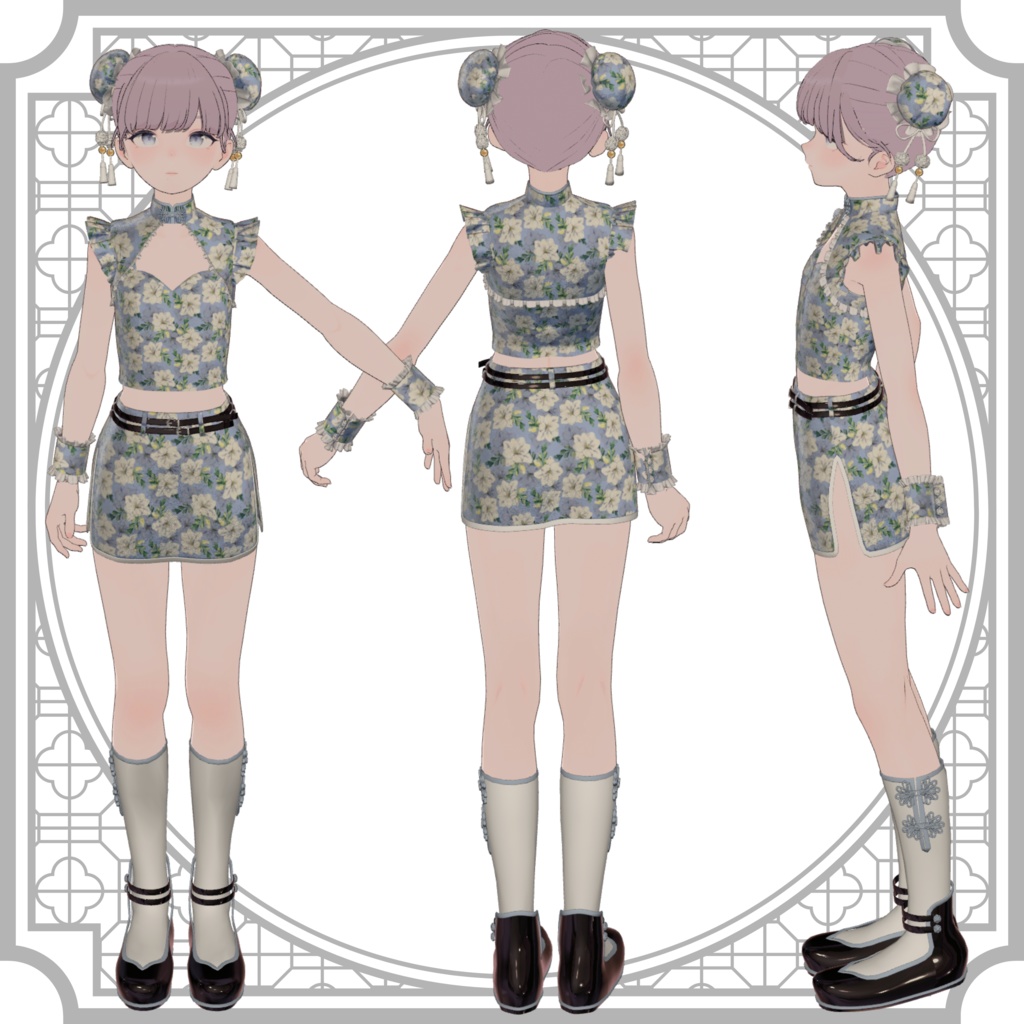 【8アバター対応】摩登小娘ーModern Girl China Dressー