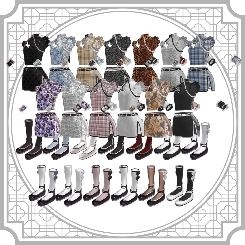 【8アバター対応】摩登小娘ーModern Girl China Dressー