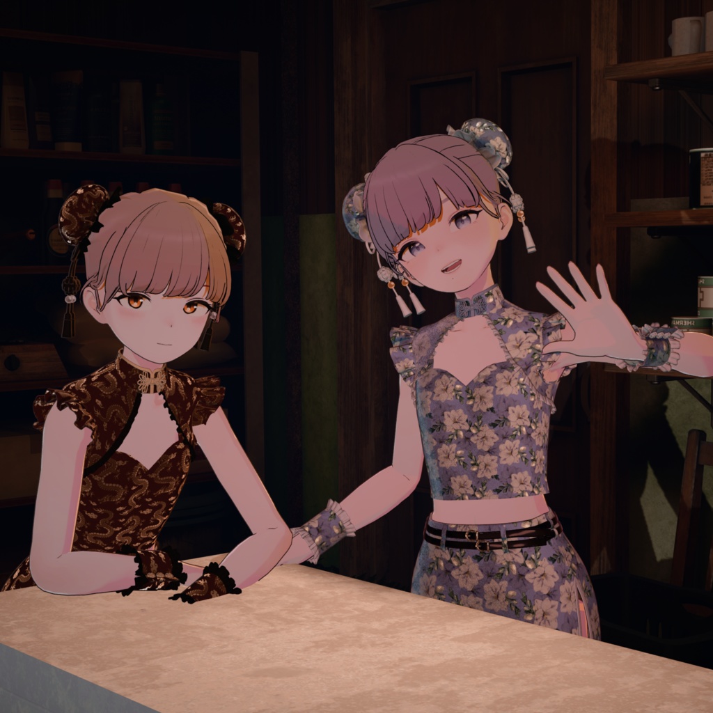 【8アバター対応】摩登小娘ーModern Girl China Dressー