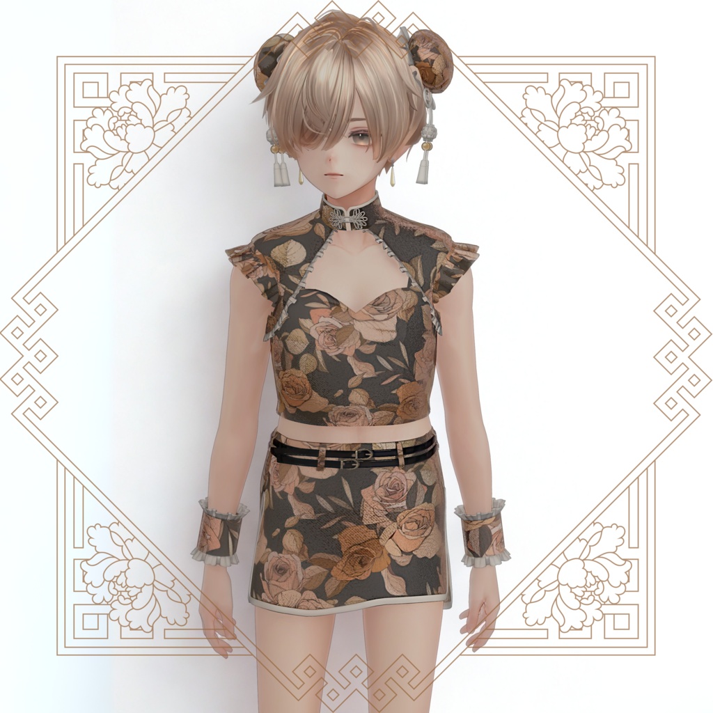 【8アバター対応】摩登小娘ーModern Girl China Dressー
