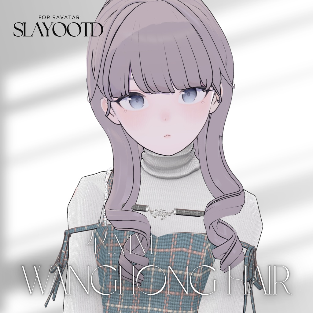 【9アバター対応】44mm Wanghong Hair