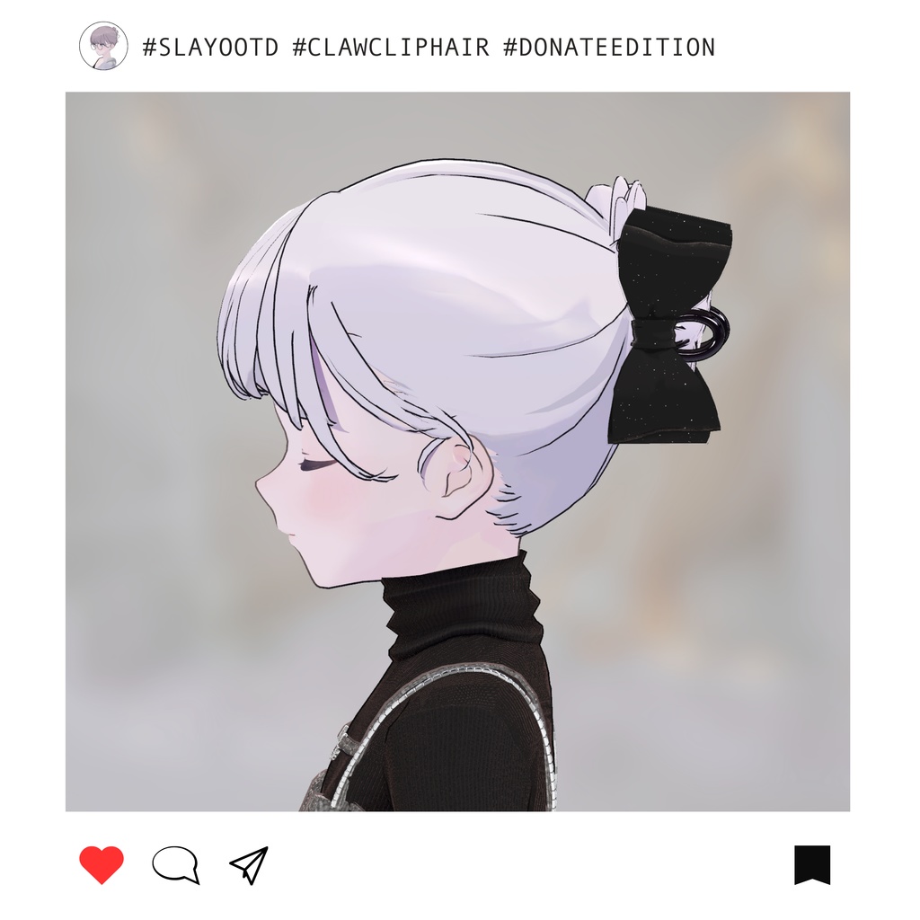 Claw clip hair for Lapwing