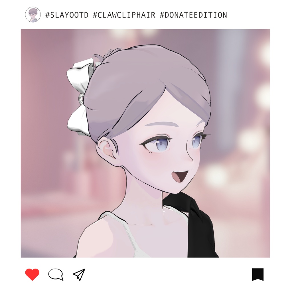 Claw clip hair for Lapwing