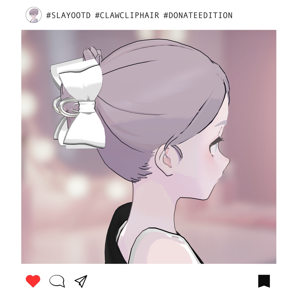 Claw clip hair for Lapwing