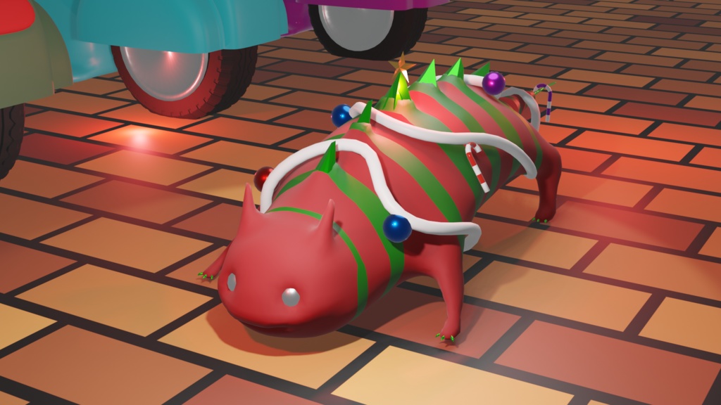 下級モンスター クリスマスカラー
