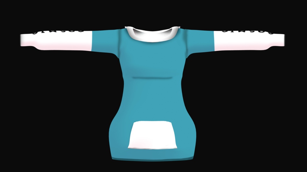 VRoid対応 プルオーバーパーカー