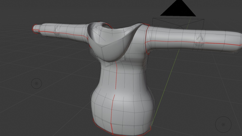 VRoid対応 プルオーバーパーカー