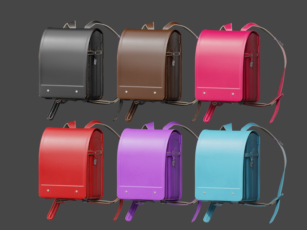 【3Dモデル】ランドセル