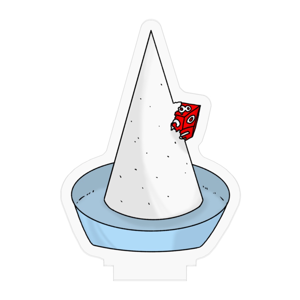 TRPG用盛り塩10面(アクリルフィギュア)