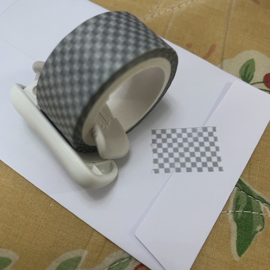 虚構テープ(市松模様)