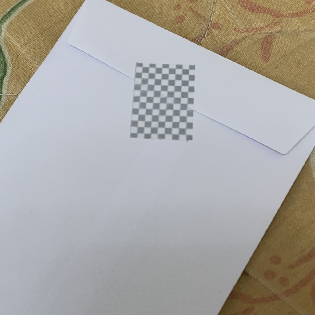 虚構テープ(市松模様)