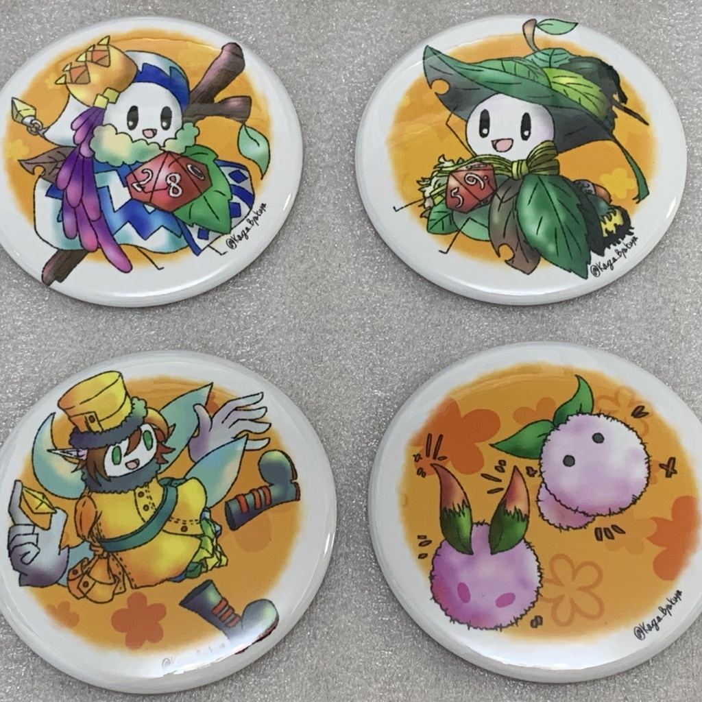 【PFAOS】ルナス出版社ワガハの缶バッチ