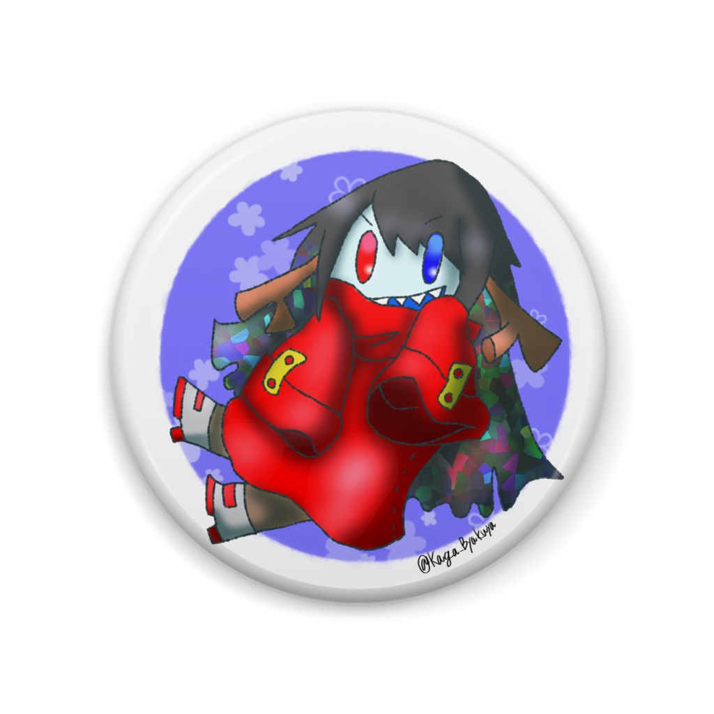 【PFMOH】フモート虚構新聞社ジュッセの缶バッチ