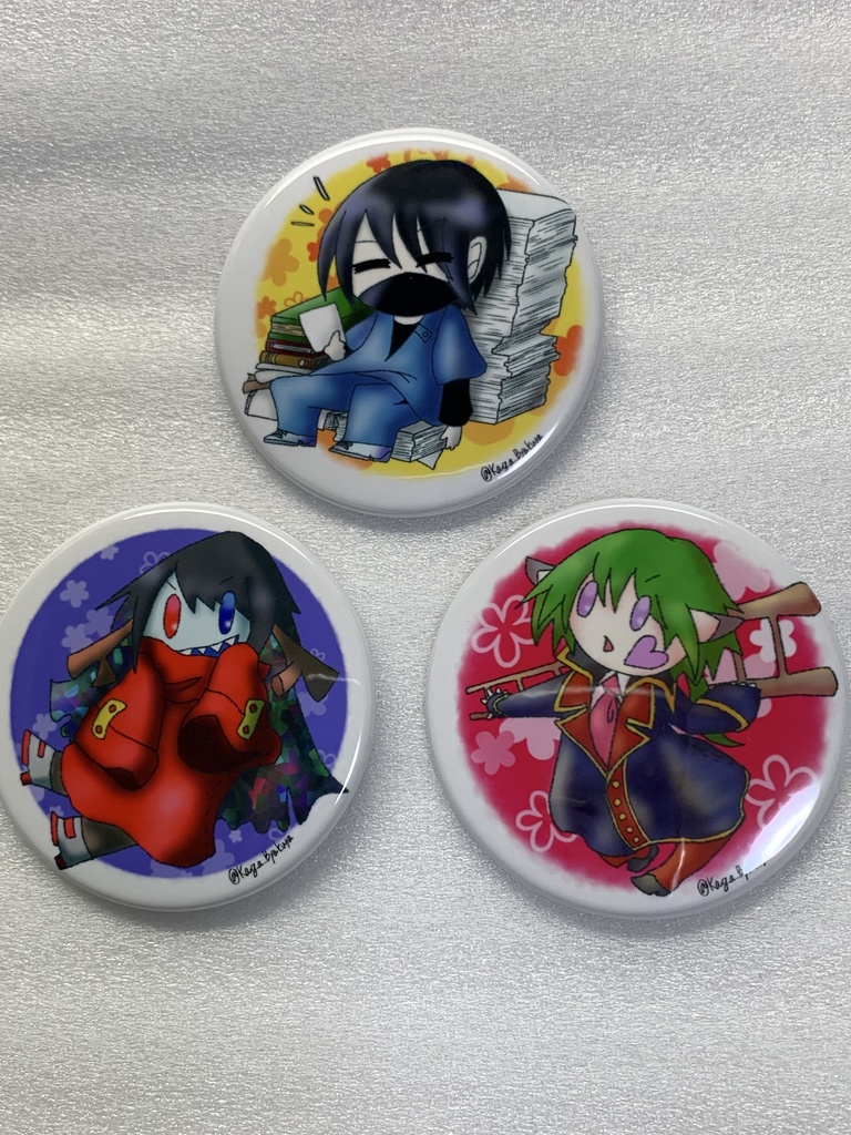 【PFAOS】情報部クラムボンの缶バッジ