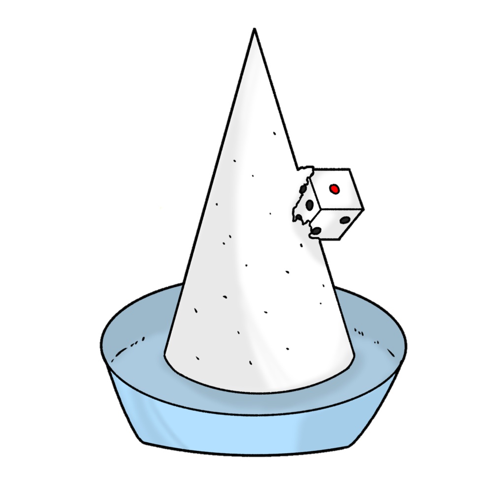 【TRPG素材】ダイスと盛り塩