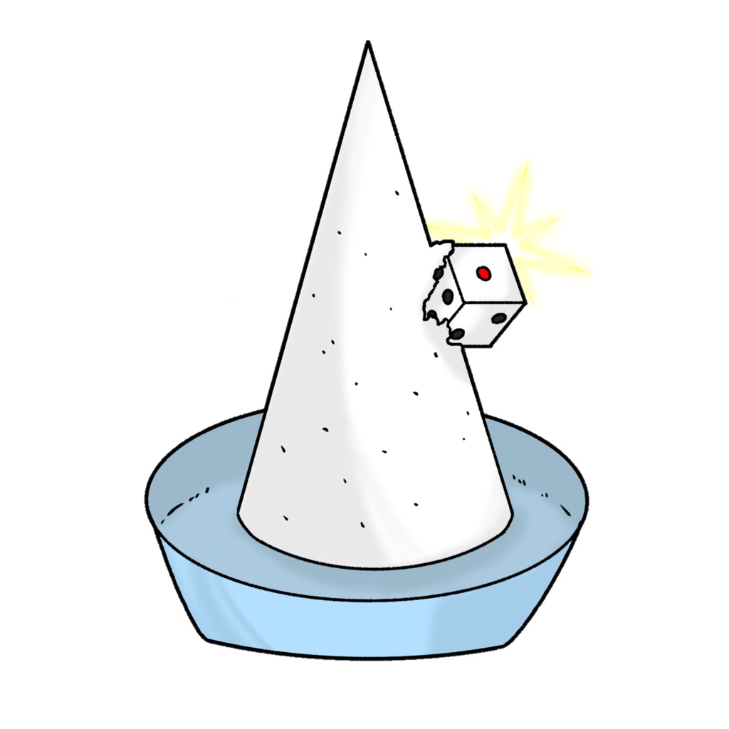 【TRPG素材】ダイスと盛り塩