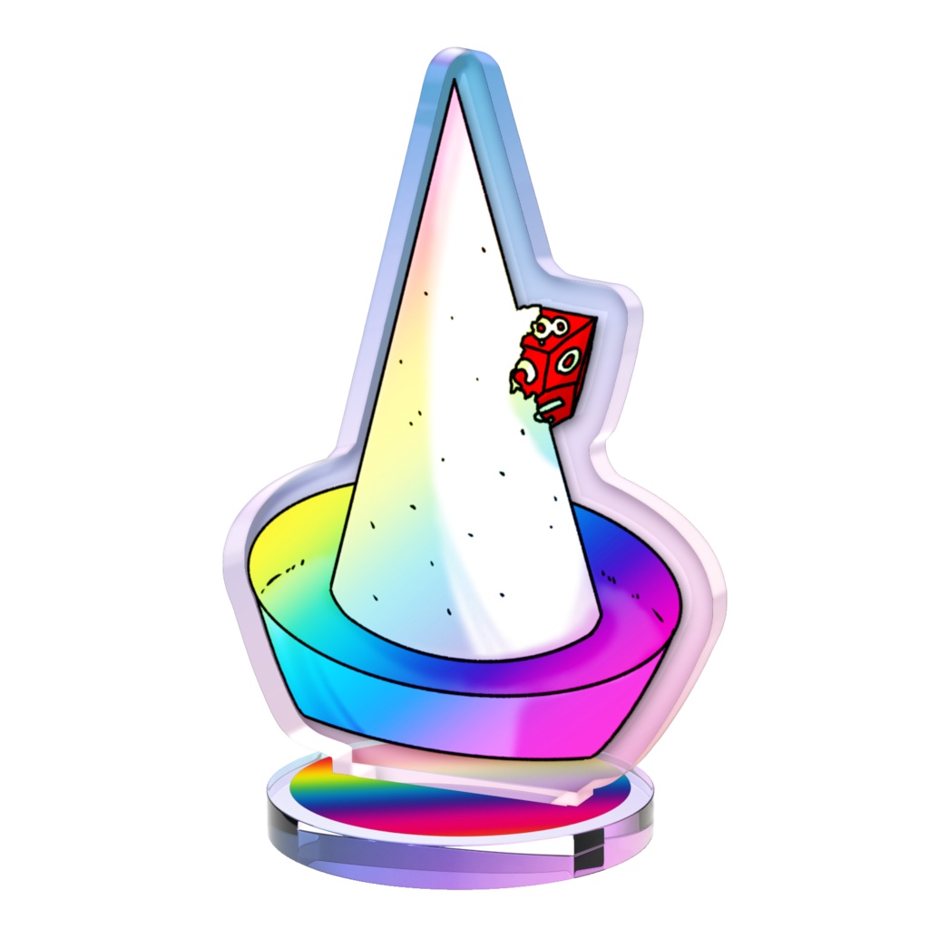 【オーロラアクスタ】ゲーミング盛り塩