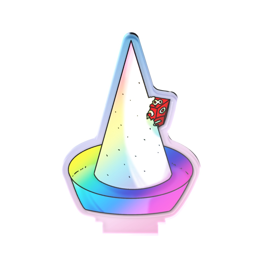 【オーロラアクスタ】ゲーミング盛り塩