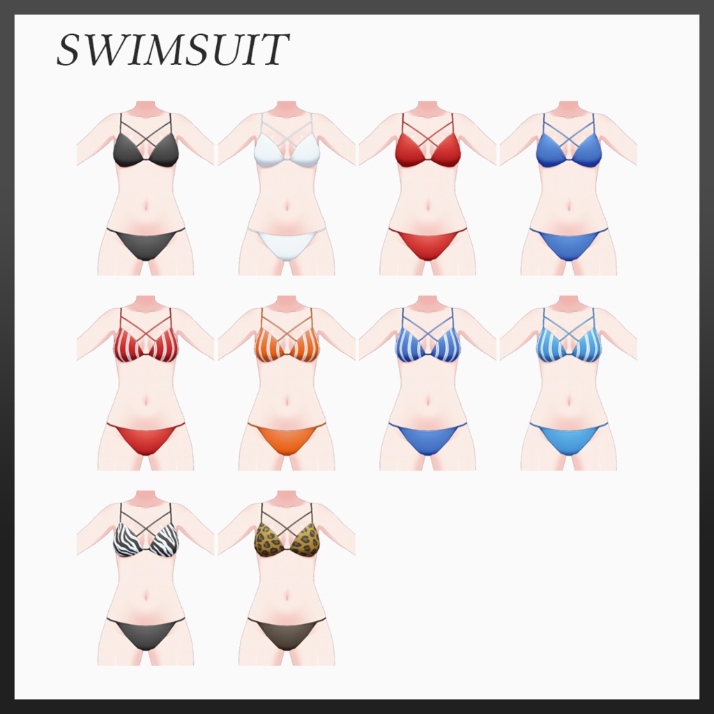 【Body model】LILY【.vroid&texture】