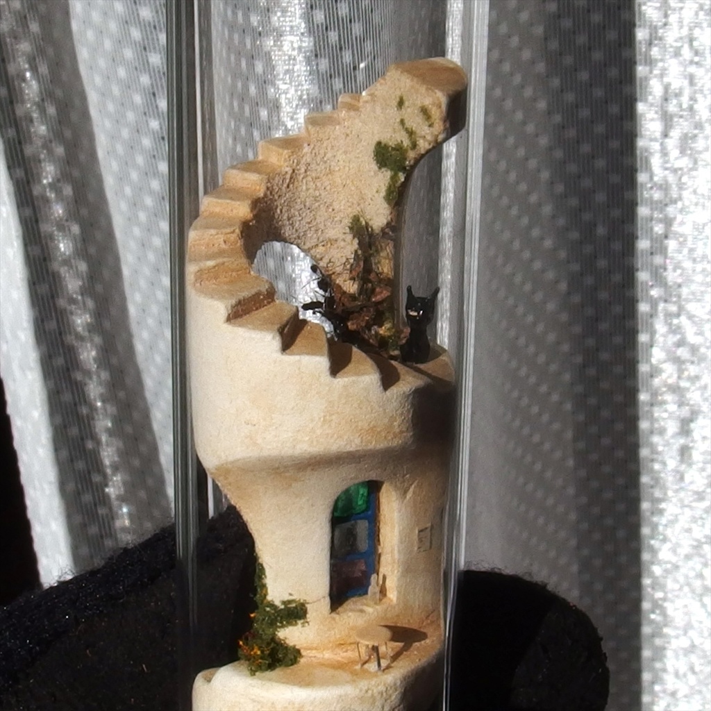 2018 円筒路地・螺旋階段