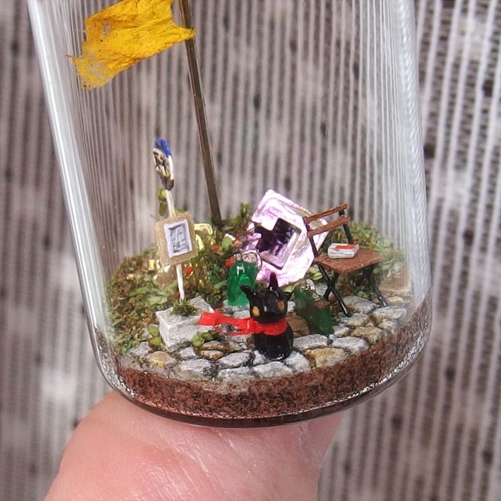 20250830 猫とバス停