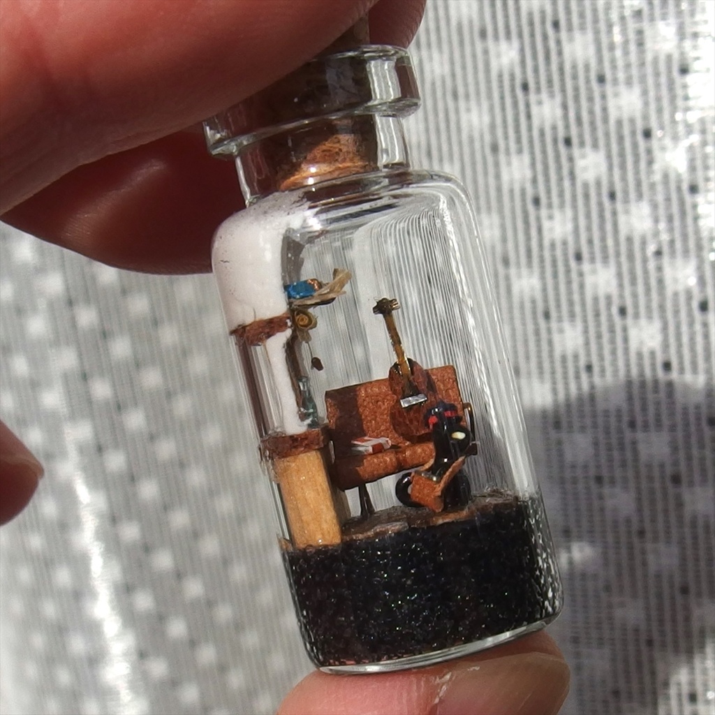 20250830 箱入り小瓶・ 猫と車窓