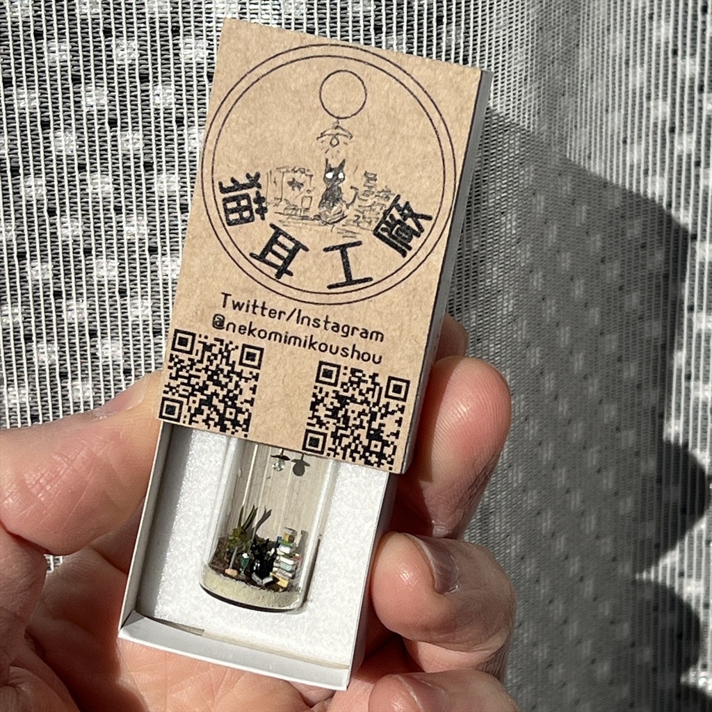 20260208 箱入り小瓶・猫と本