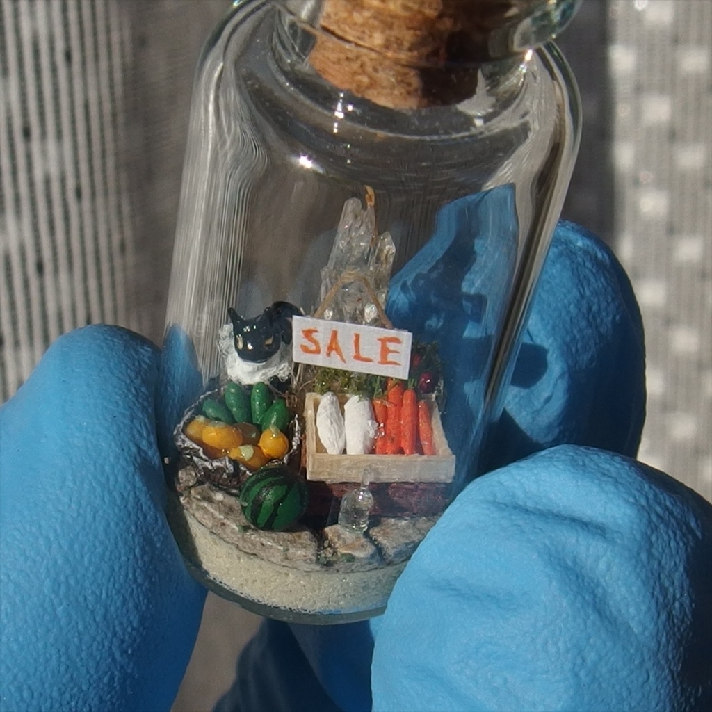 20260321 箱入り小瓶・猫の八百屋①