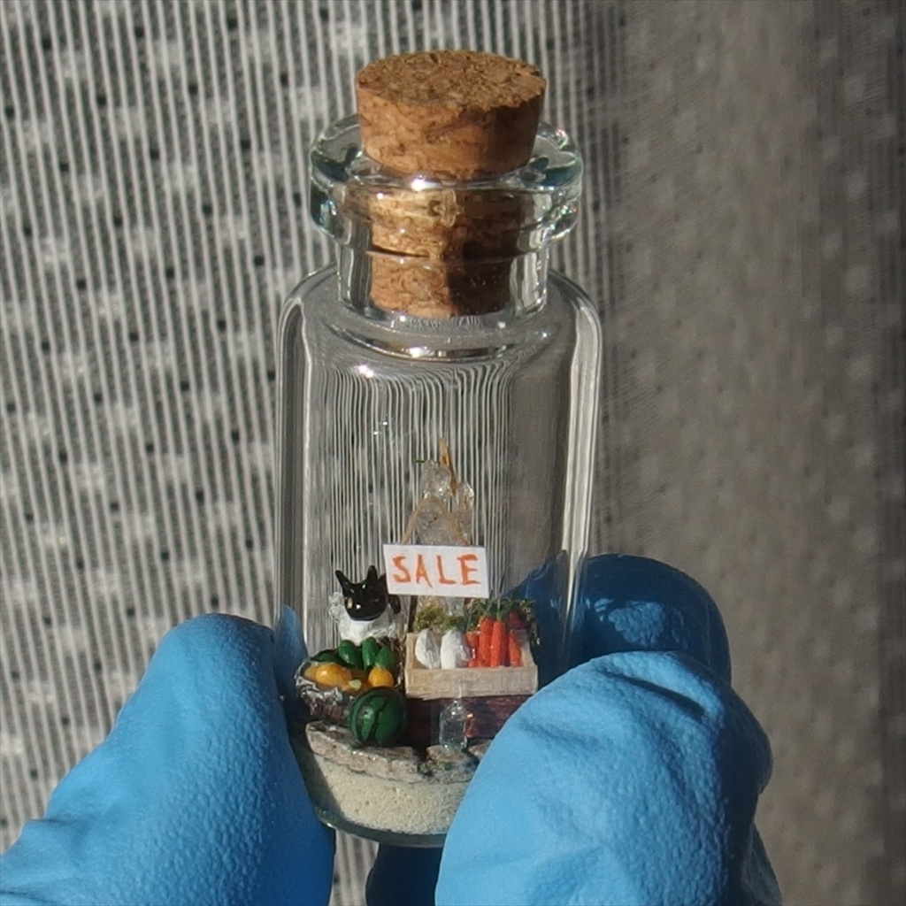 20260321 箱入り小瓶・猫の八百屋①