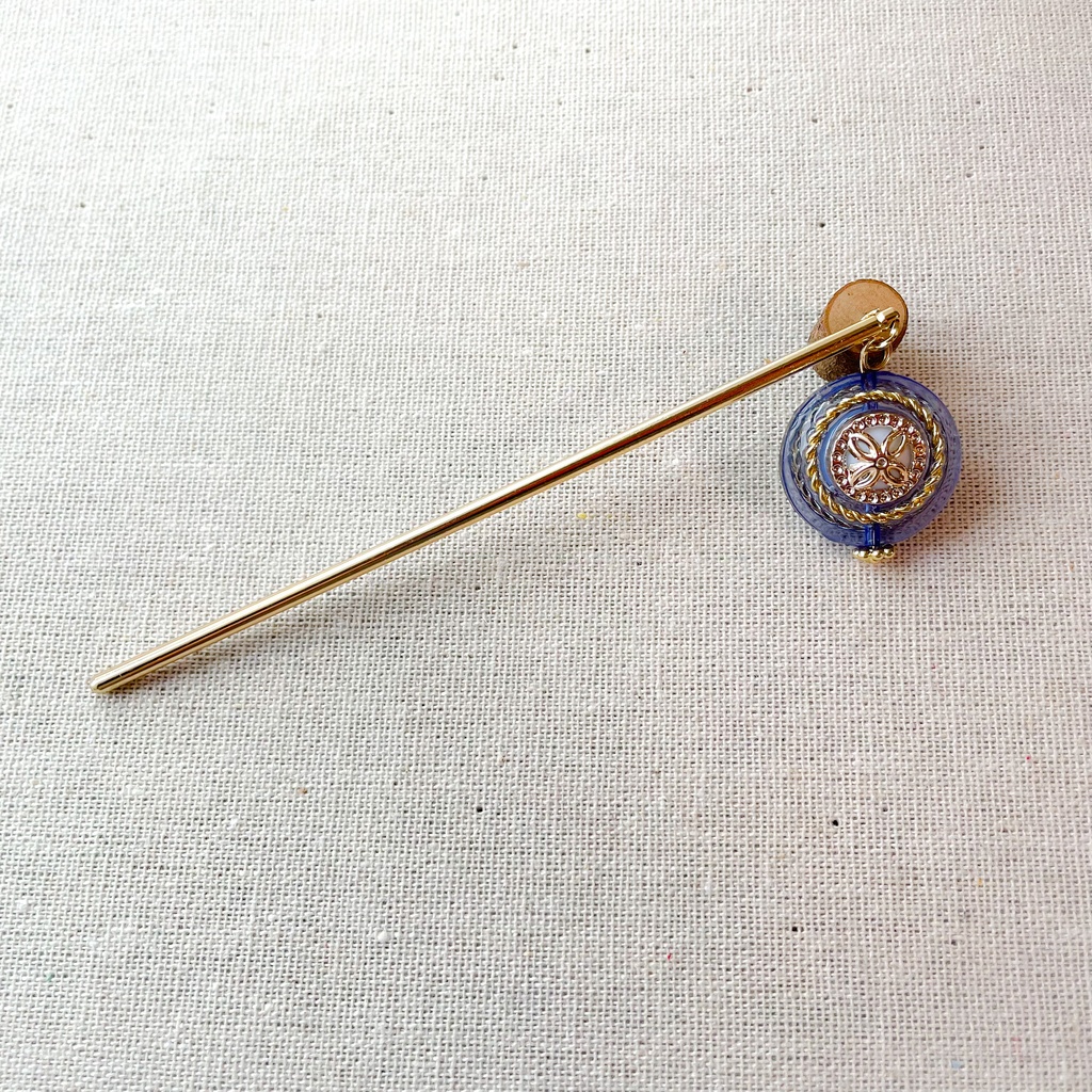 手染めビーズ簪