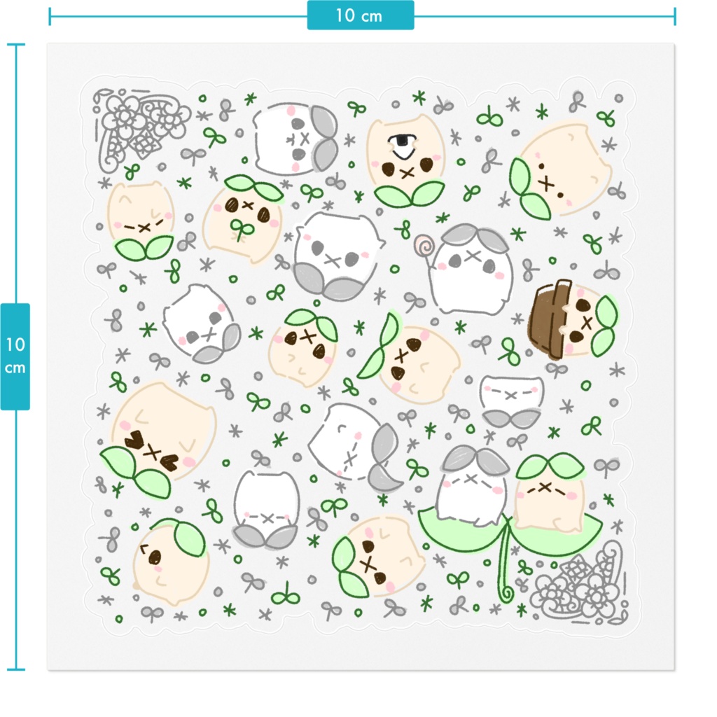ぽぷらちゃんステッカー
