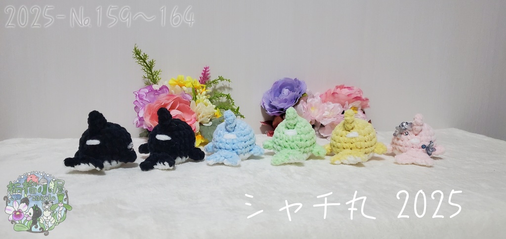 ラスト黄色のみ!【№159〜164】シャチ丸