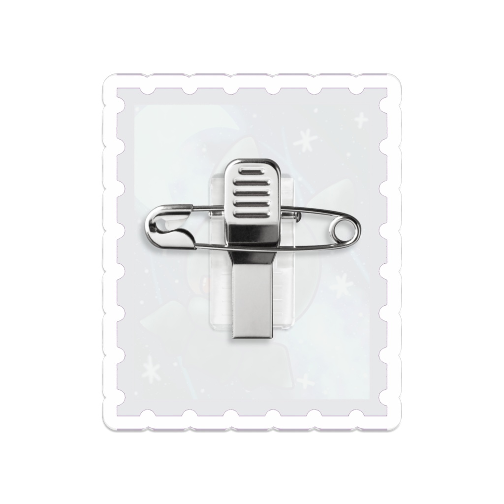 【アクリルバッジ】夜空のコウモリ