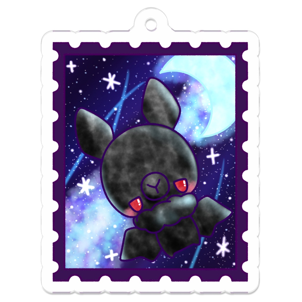 【アクキー】夜空のコウモリ