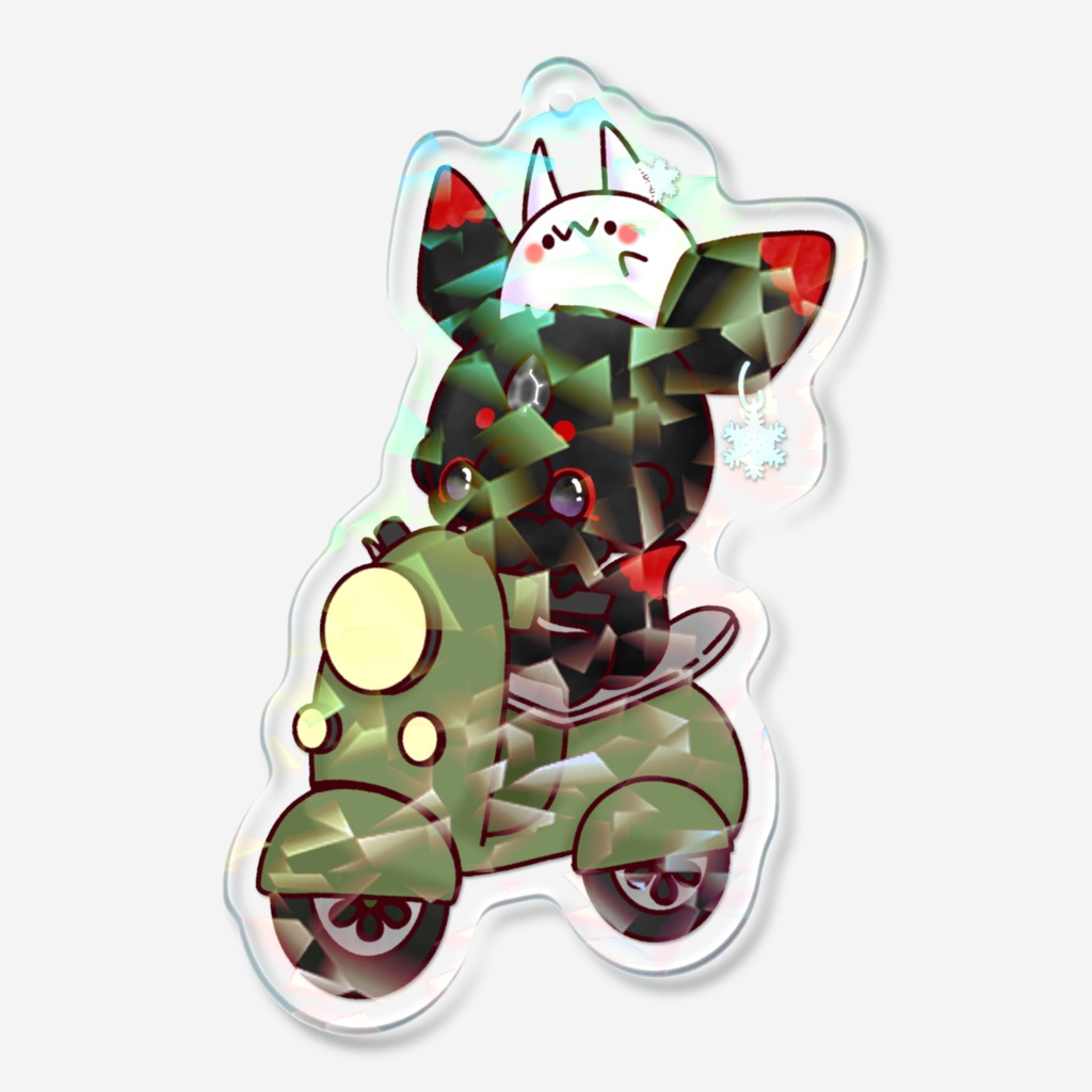 グリッターアクキー「冬の冒険」