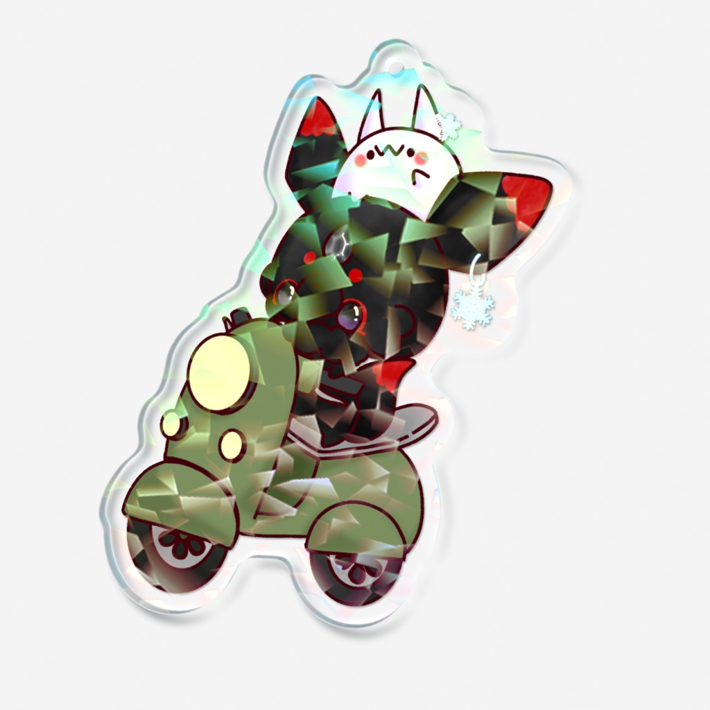 グリッターアクキー「冬の冒険」