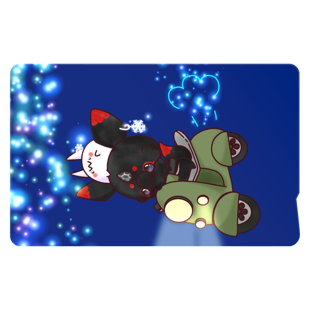 ICカードステッカー「冬の冒険」