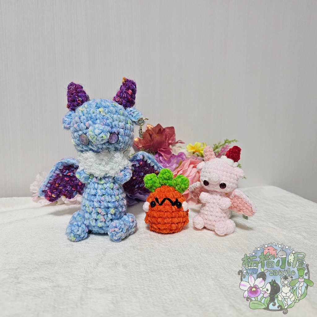 【1匹限定】ポンポンNEWドラゴン ブルー×パープル